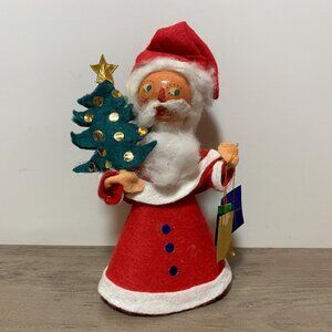 Felt Santa Claus Vintage Christmas Ornament Decoration